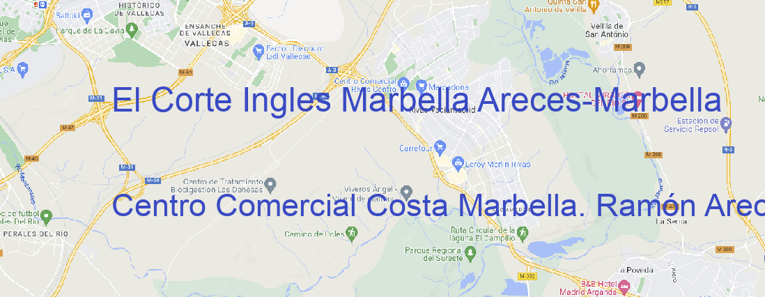 Tienda El Corte Ingles Marbella Areces Marbella