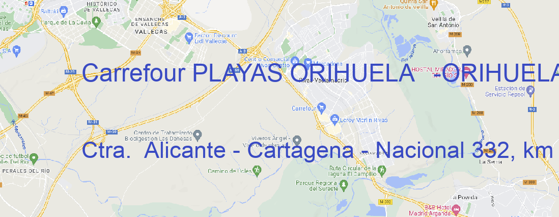 Tienda Carrefour PLAYAS ORIHUELA    ORIHUELA-COSTA