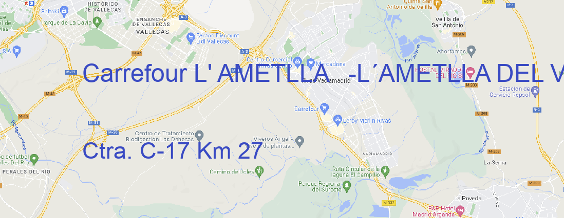 Tienda Carrefour L' AMETLLA    L´AMETLLA DEL VALLES