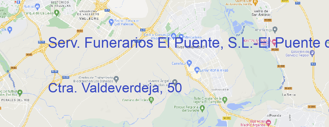 Tienda Serv. Funerarios El Puente, S.L. El Puente del Arzobispo