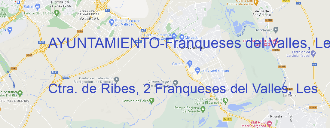 Oficina AYUNTAMIENTO Franqueses del Valles, Les