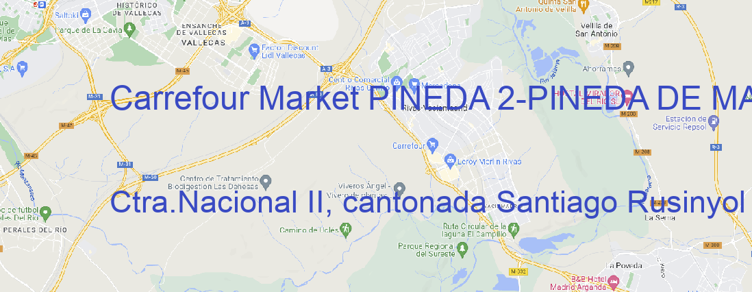 Tienda Carrefour Market PINEDA 2 PINEDA DE MAR