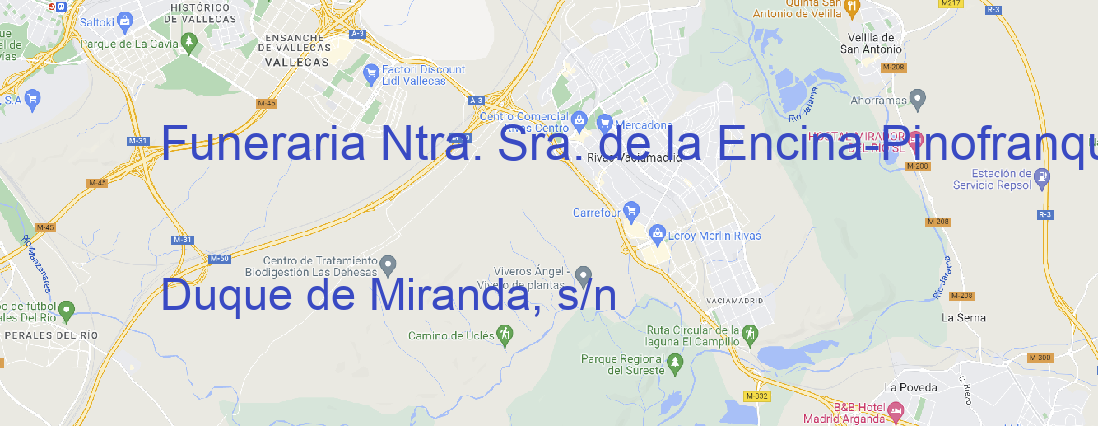 Tienda Funeraria Ntra. Sra. de la Encina Pinofranqueado