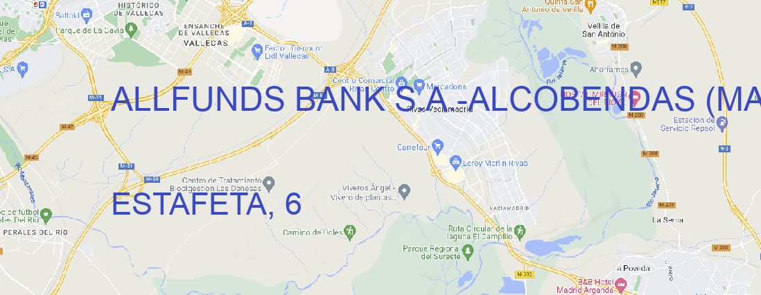 Oficina ALLFUNDS BANK S.A. ALCOBENDAS (MADRID)