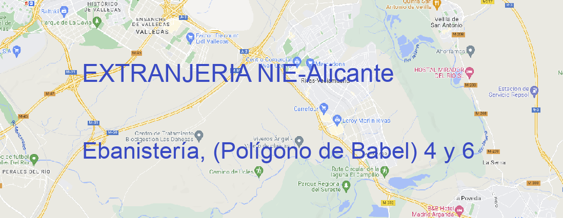 Oficina EXTRANJERIA NIE Alicante