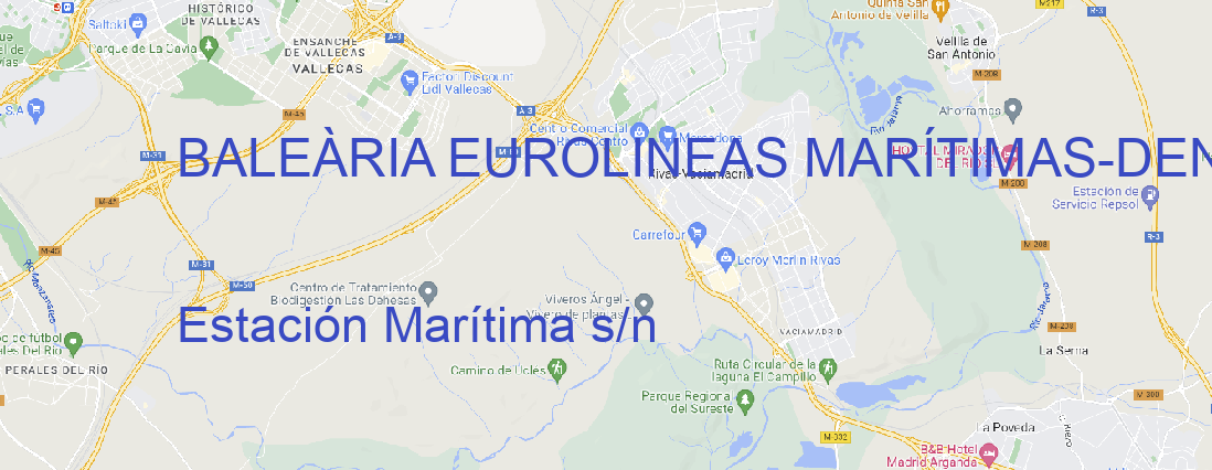 Oficina BALEÀRIA EUROLINEAS MARÍTIMAS DENIA