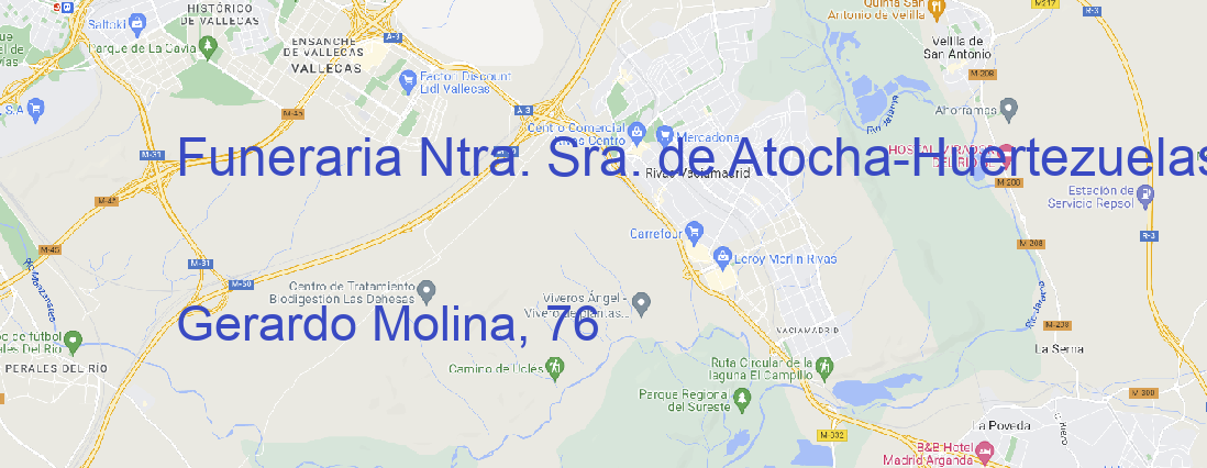 Tienda Funeraria Ntra. Sra. de Atocha Huertezuelas