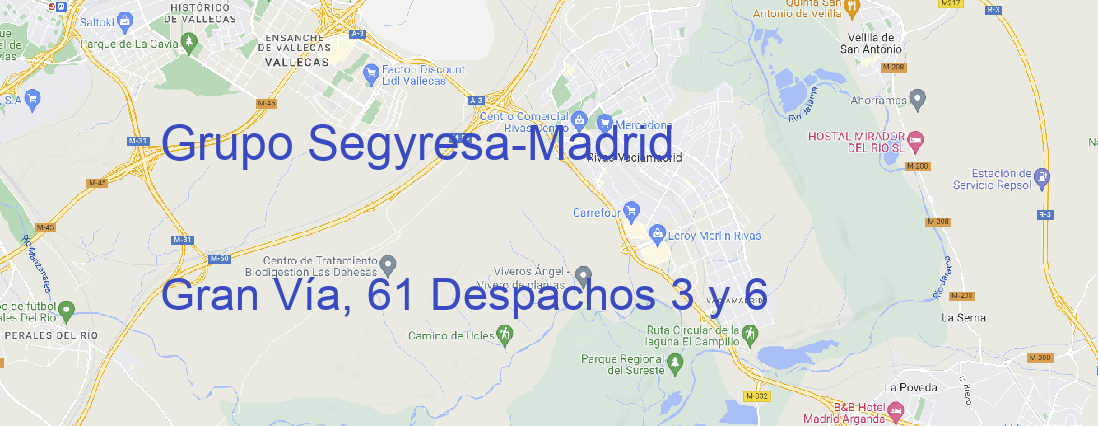 Tienda Grupo Segyresa Madrid