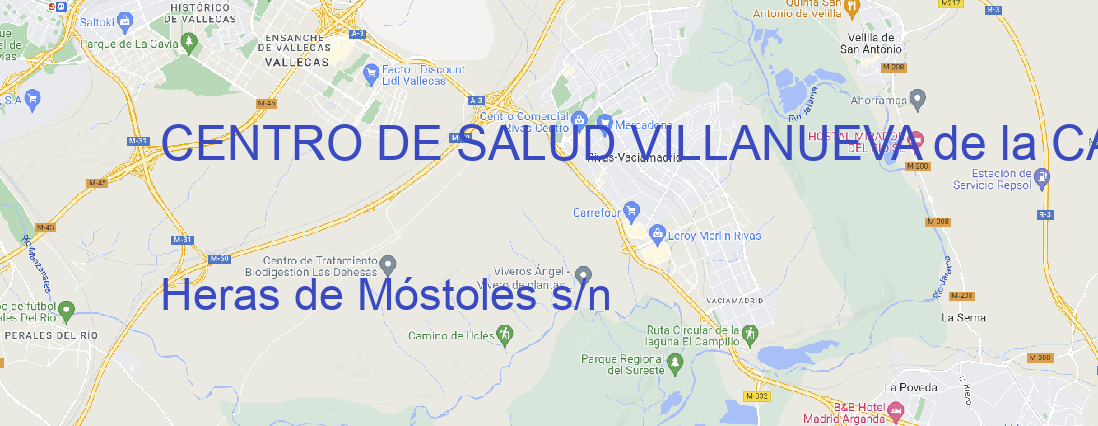 Oficina CENTRO DE SALUD VILLANUEVA de la CAÑADA VILLANUEVA DE LA CAÑADA