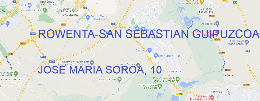Oficina ROWENTA SAN SEBASTIAN GUIPUZCOA