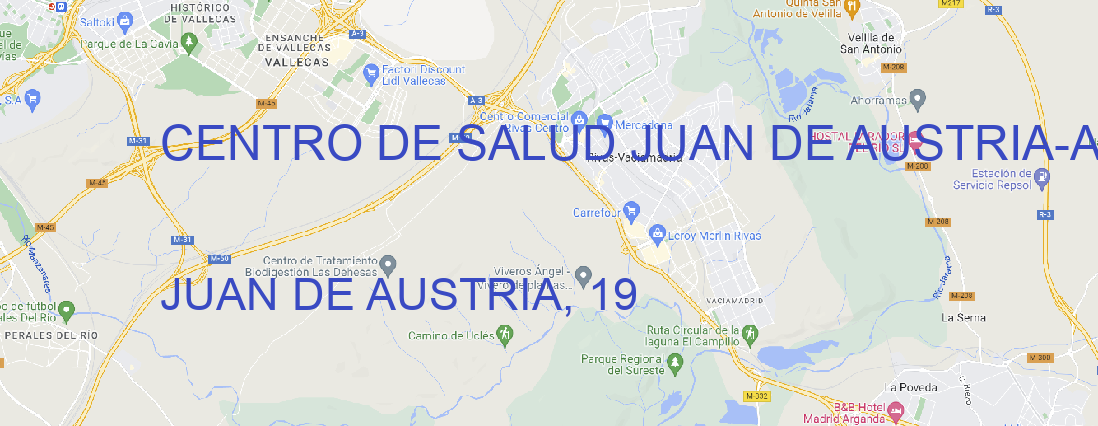 Oficina CENTRO DE SALUD JUAN DE AUSTRIA ALCALÁ DE HENARES