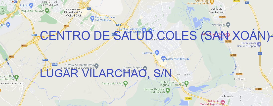 Oficina CENTRO DE SALUD COLES (SAN XOÁN) Coles