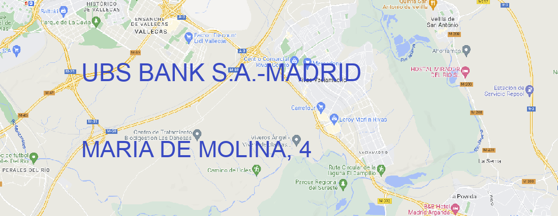 Oficina UBS BANK S.A. MADRID