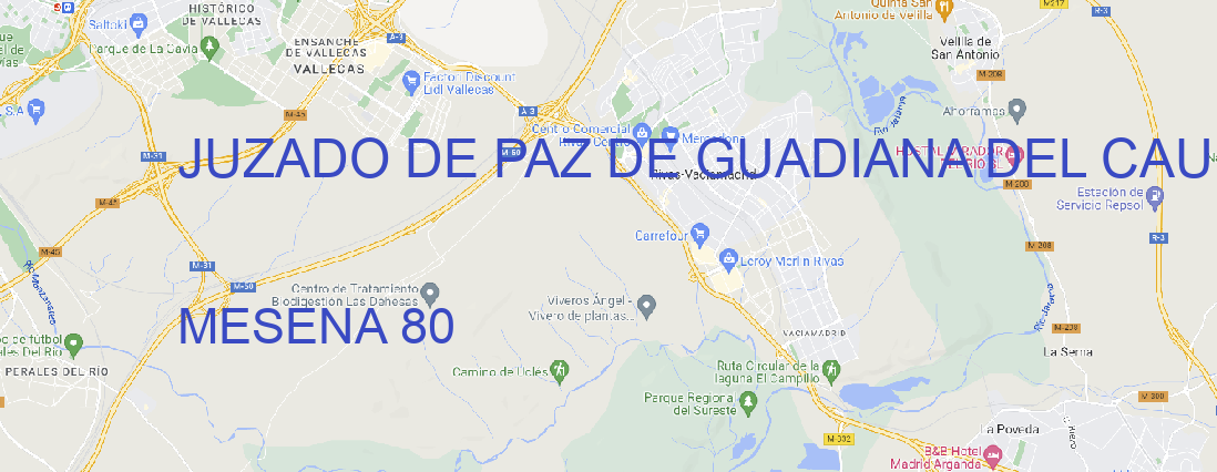 Oficina JUZADO DE PAZ DE GUADIANA DEL CAUDILLO GUADIANA CAUDILLO