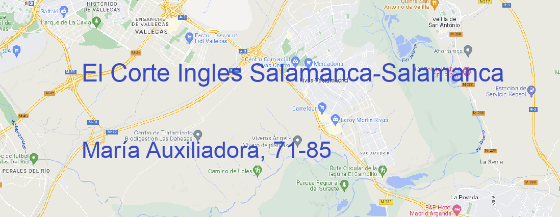 Tienda El Corte Ingles Salamanca Salamanca