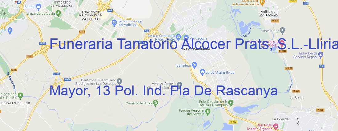 Tienda Funeraria Tanatorio Alcocer Prats, S.L. Lliria