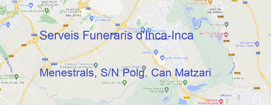 Tienda Serveis Funeraris d'Inca Inca