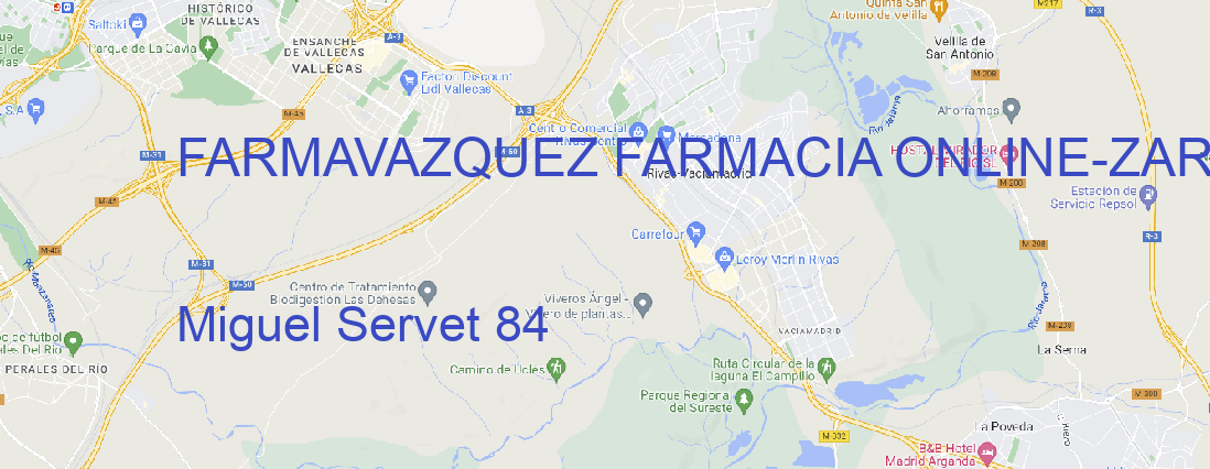 Oficina FARMAVAZQUEZ FARMACIA ONLINE ZARAGOZA