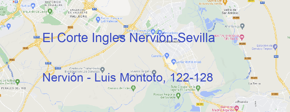 Tienda El Corte Ingles Nervión Sevilla
