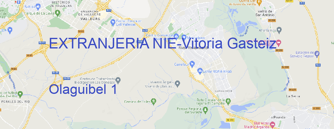 Oficina EXTRANJERIA NIE Vitoria Gasteiz