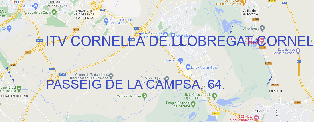 Oficina ITV CORNELLÀ DE LLOBREGAT CORNELLÀ DE LLOBREGAT