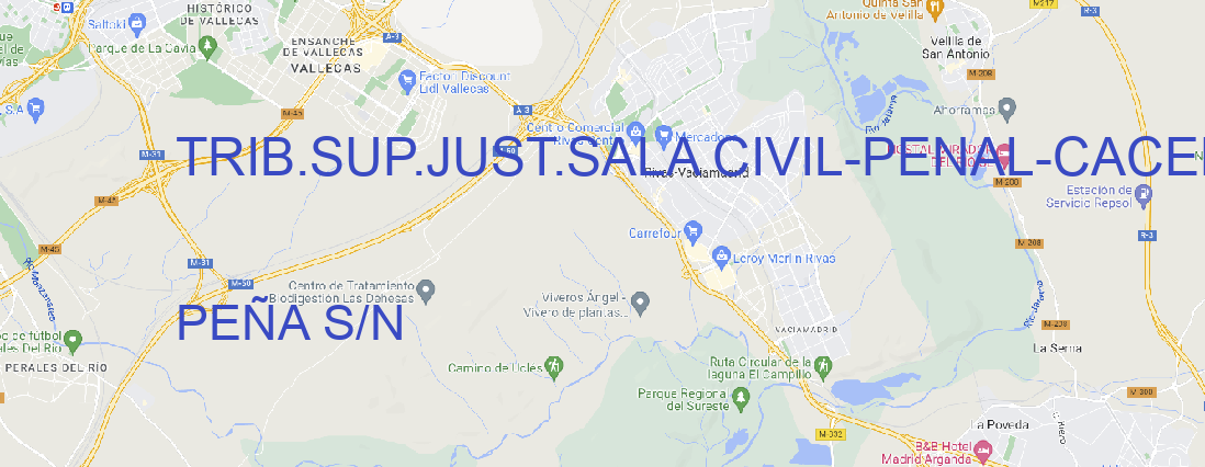 Oficina TRIB.SUP.JUST.SALA CIVIL-PENAL CACERES
