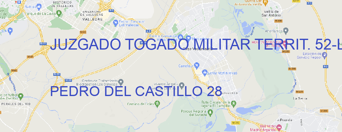 Oficina JUZGADO TOGADO MILITAR TERRIT. 52 LAS PALMAS DE GRAN CANARIA