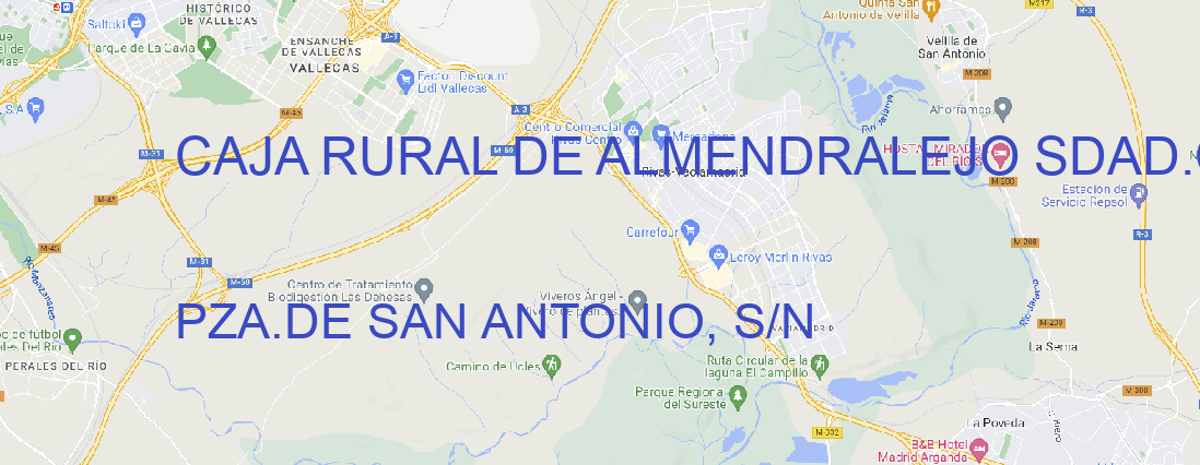 Oficina CAJA RURAL DE ALMENDRALEJO SDAD.COOP.C. ALMENDRALEJO (BADAJOZ)