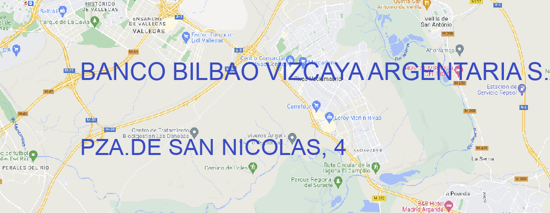 Oficina BANCO BILBAO VIZCAYA ARGENTARIA S.A. BILBAO (VIZCAYA)
