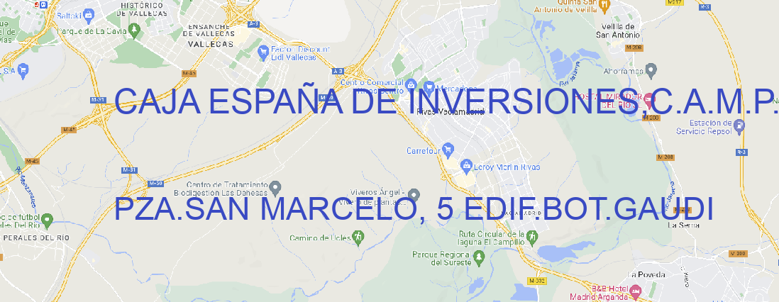 Oficina CAJA ESPAÑA DE INVERSIONES,C.A.M.P. LEON