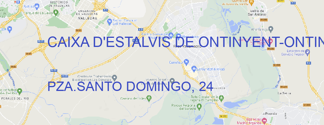 Oficina CAIXA D'ESTALVIS DE ONTINYENT ONTINYENT (VALENCIA)