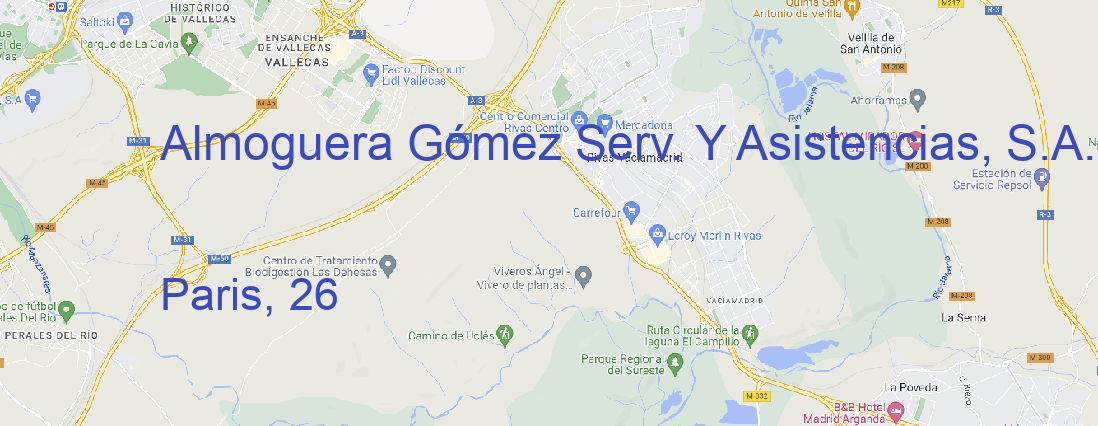 Tienda Almoguera Gómez Serv. Y Asistencias, S.A. Toledo