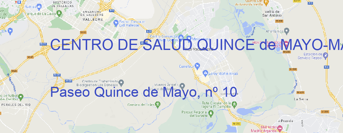 Oficina CENTRO DE SALUD QUINCE de MAYO MADRID