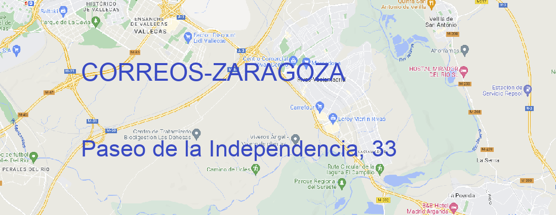 Oficina CORREOS ZARAGOZA