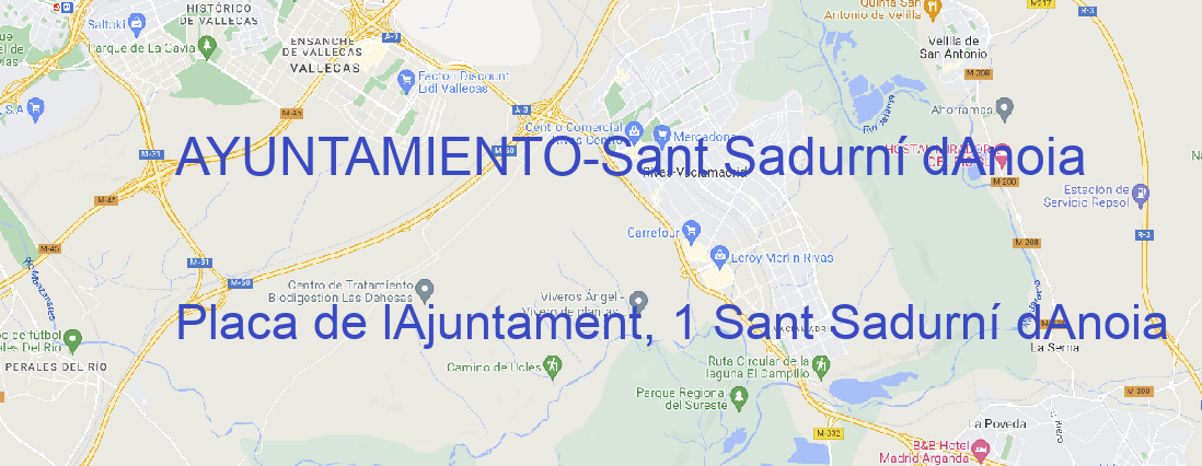 Oficina AYUNTAMIENTO Sant Sadurní dAnoia