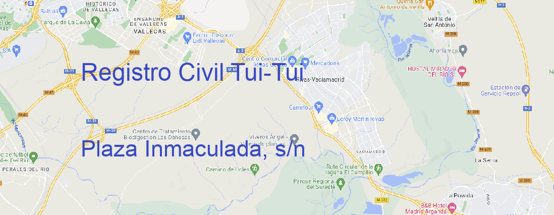 Oficina Registro Civil Tui Tui