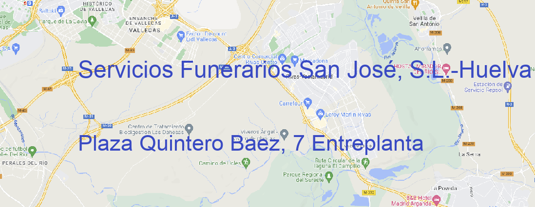 Tienda Servicios Funerarios San José, S.L. Huelva