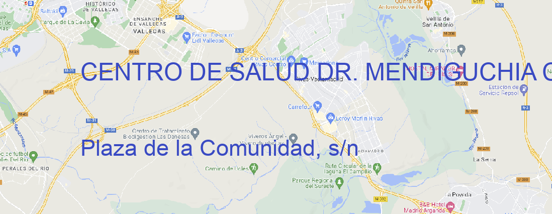 Oficina CENTRO DE SALUD DR. MENDIGUCHIA CARRICHE LEGANÉS