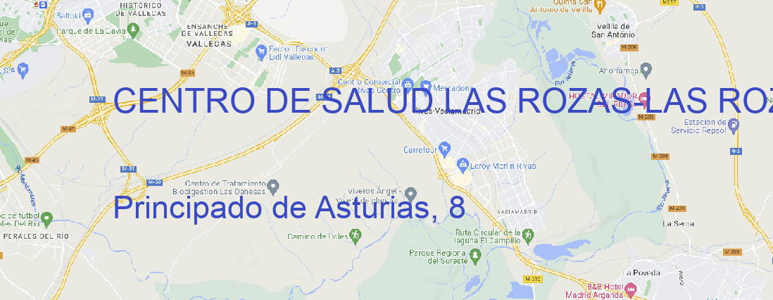 Oficina CENTRO DE SALUD LAS ROZAS LAS ROZAS DE MADRID