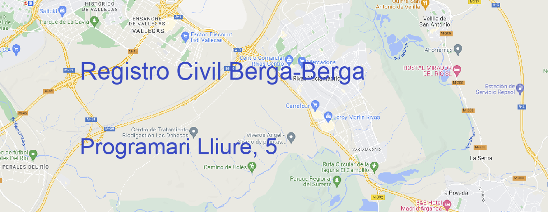 Oficina Registro Civil Berga Berga