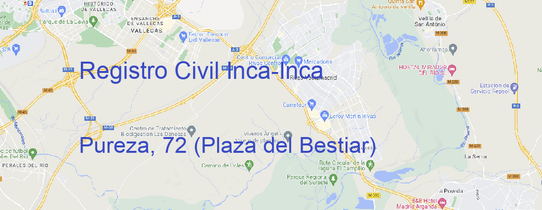Oficina Registro Civil Inca Inca