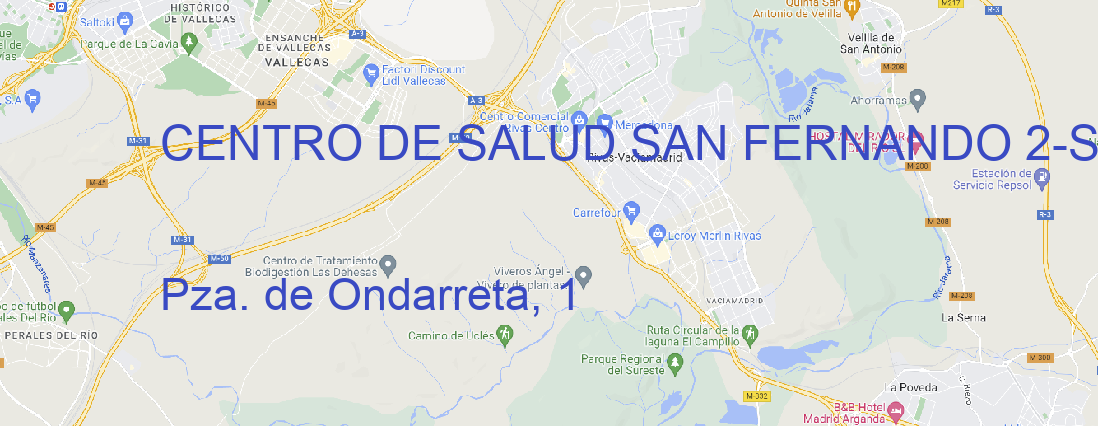 Oficina CENTRO DE SALUD SAN FERNANDO 2 SAN FERNANDO DE HENARES