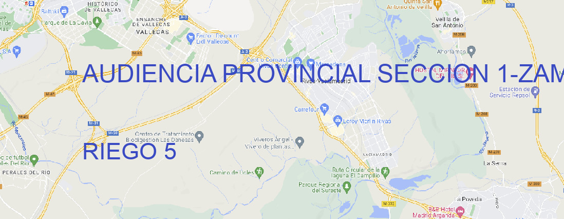 Oficina AUDIENCIA PROVINCIAL SECCION 1 ZAMORA