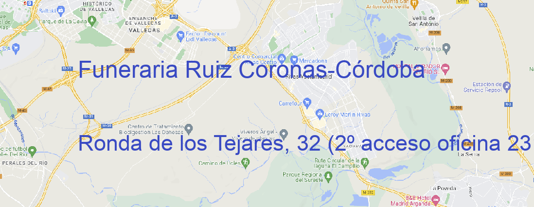 Tienda Funeraria Ruiz Coronas Córdoba