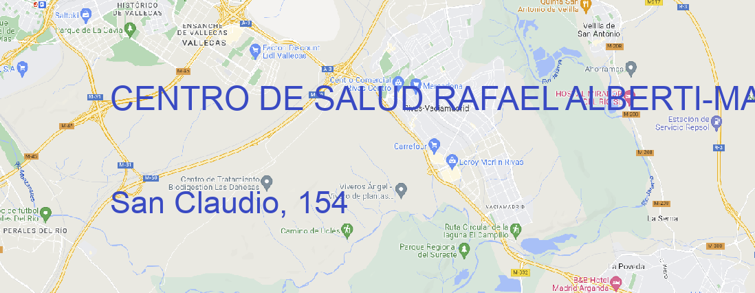 Oficina CENTRO DE SALUD RAFAEL ALBERTI MADRID