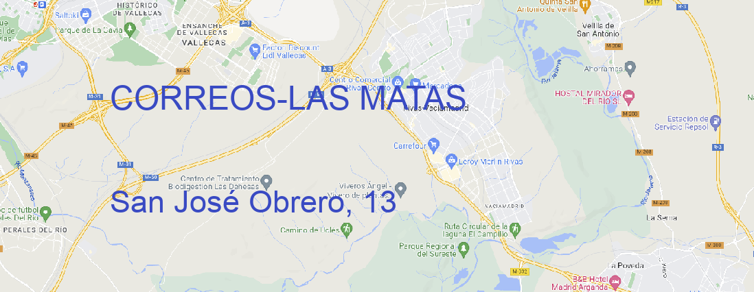 Oficina CORREOS LAS MATAS