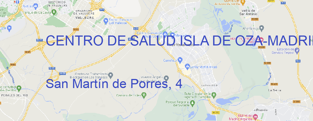 Oficina CENTRO DE SALUD ISLA DE OZA MADRID