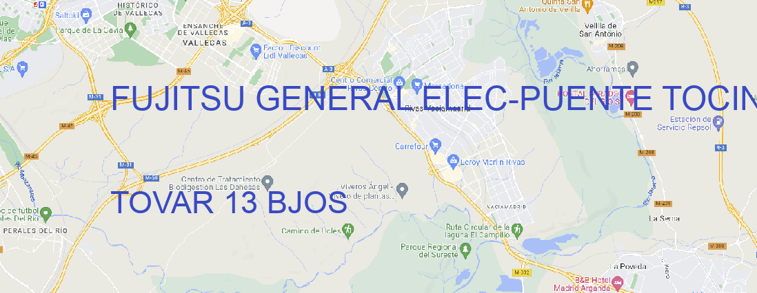 Oficina FUJITSU GENERAL ELEC PUENTE TOCINOS