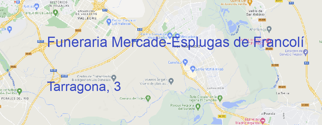 Tienda Funeraria Mercade Esplugas de Francolí