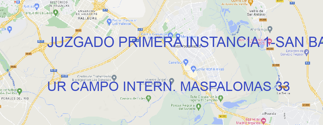 Oficina JUZGADO PRIMERA INSTANCIA 1 SAN BARTOLOME DE TIRAJANA